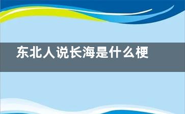 东北人说长海是什么梗 东北人说长海梗出自于哪里